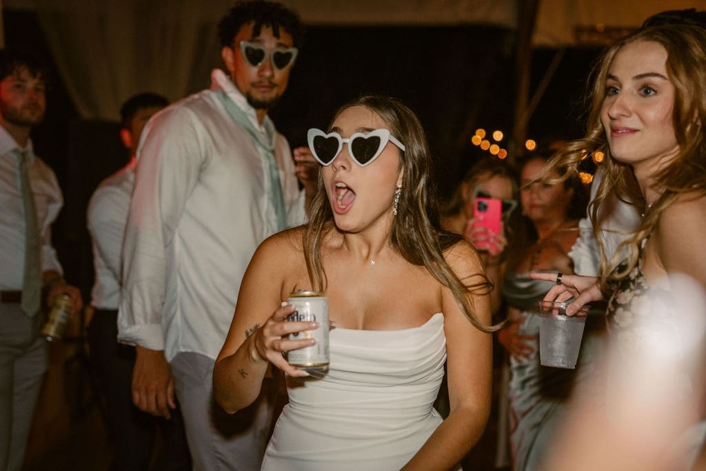 Nashville bride enjoying her night at her reception