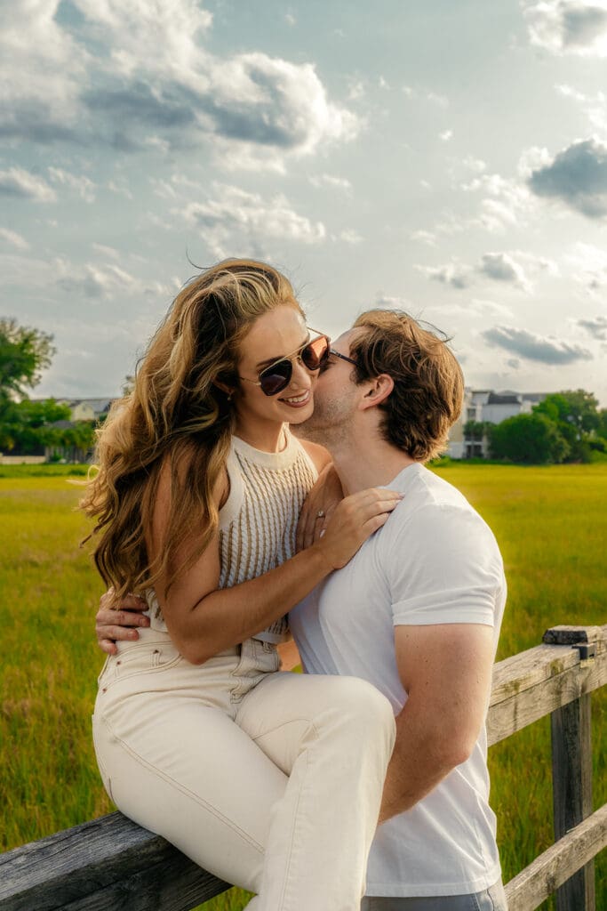 Charleston engagement session at The Charleston Rifle Club 