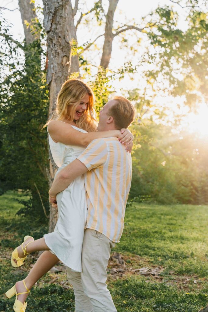 Nashville Engagement session at Lovers Circle 