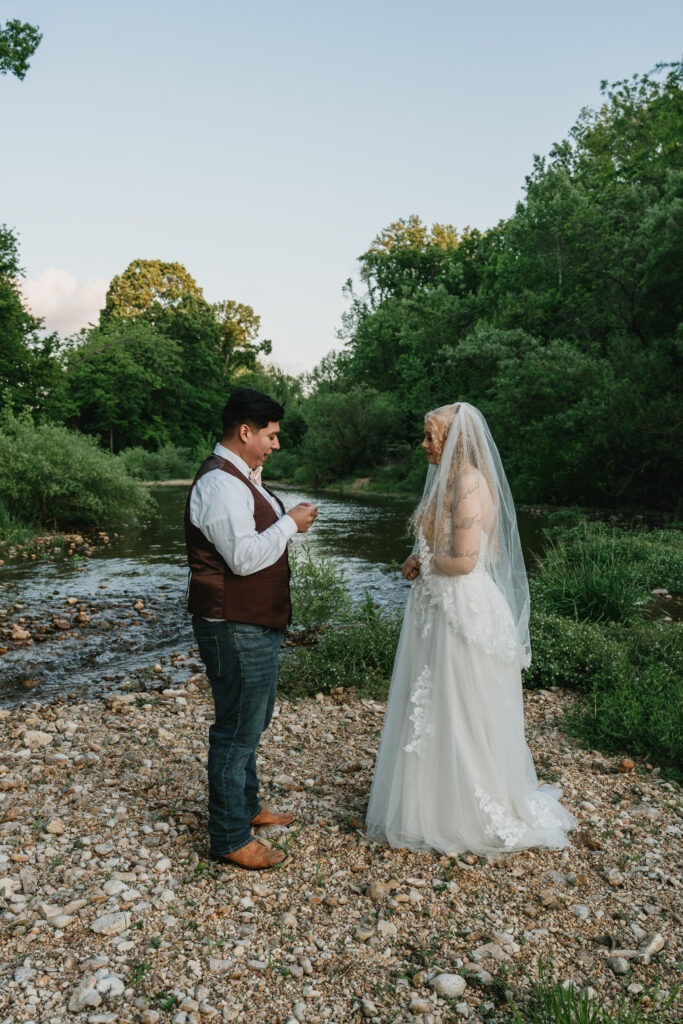 Private vows for K & M at Cactus creek